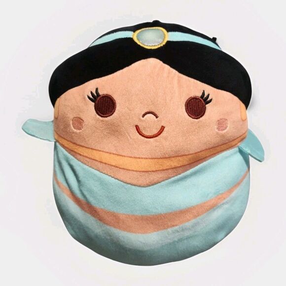 Squishmallow Disney Princess Jasmine Stuffed 10”inch Plush Aladdin Disney EUC - Picture 1 of 9